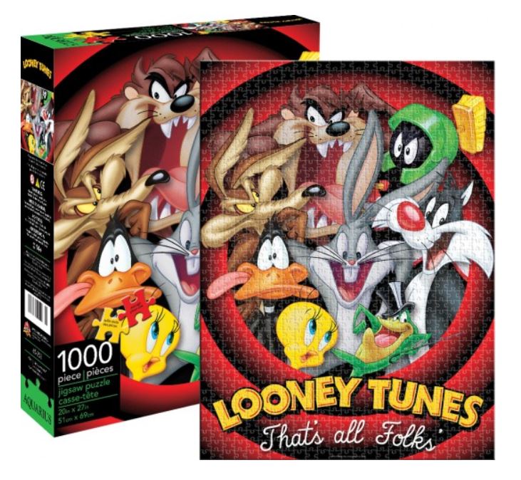 AQUARIUS JIGSAW PUZZLE 1000 PIECES - LOONEY TUNES