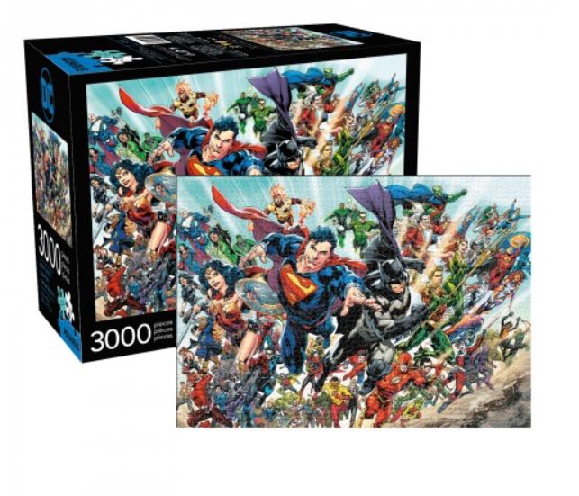 AQUARIUS JIGSAW PUZZLE 3000 PIECES - DC COMICS - CHARACTERS #68512