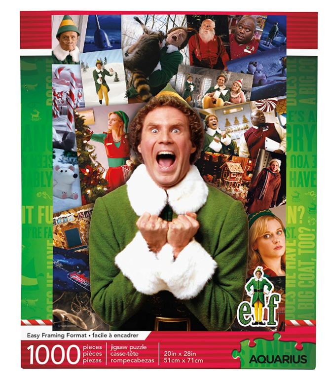 AQUARIUS CHRISTMAS JIGSAW PUZZLE 1000 PIECES - ELF #65366