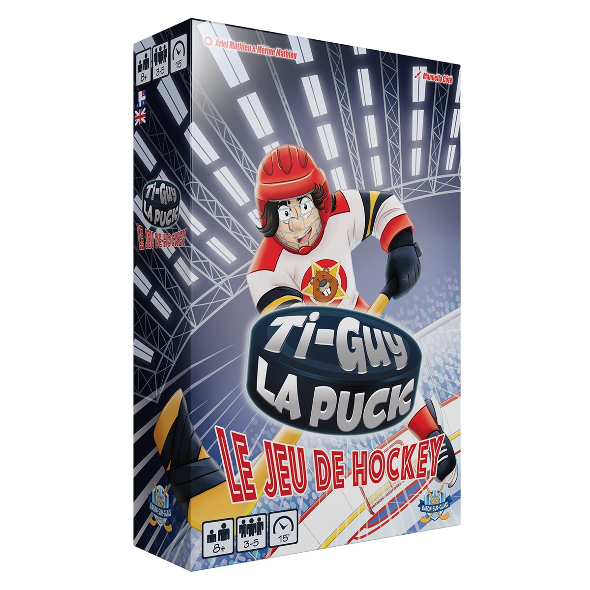 JEU TI-GUY LA PUCK - LE JEU HOCKEY - Version multilingue