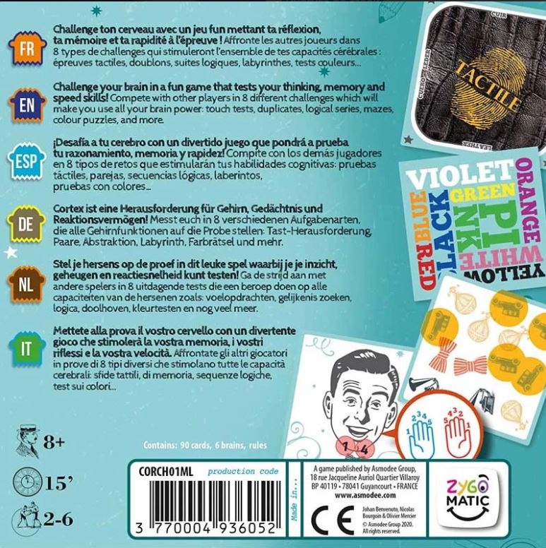 JEU CORTEX CHALLENGE - Version multilingue