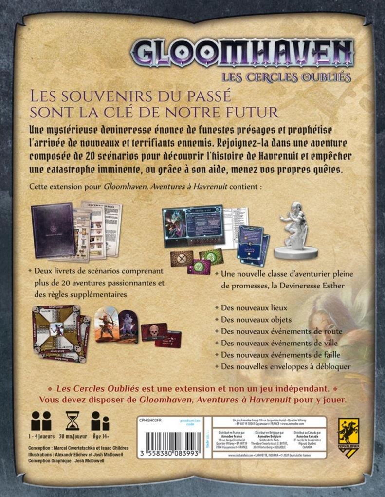 GLOOMHAVEN GAME - EXPANSION: FORGOTTEN CIRCLES