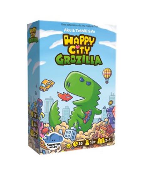 JEU HAPPY CITY - EXTENSION GROZILLA - Version française