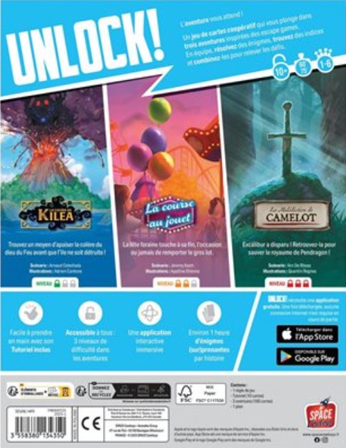 JEU UNLOCK! - ENCHANTED ADVENTURES - Version française