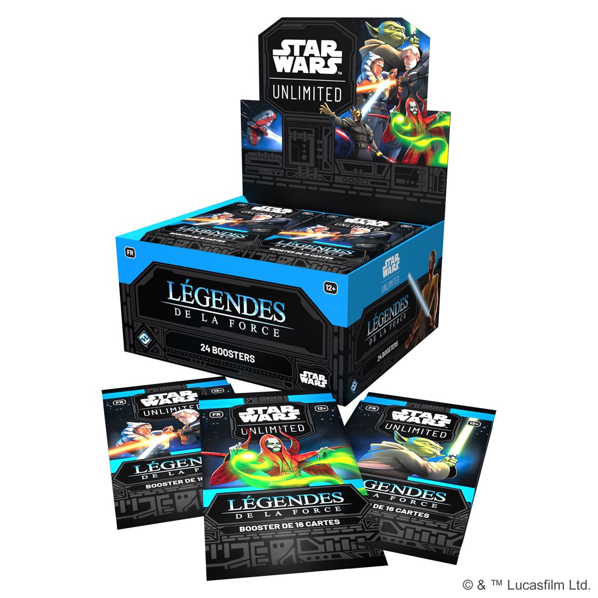 STAR WARS UNLIMITED - LES LÉGENDES DE LA FORCE - BOOSTER - Version française
