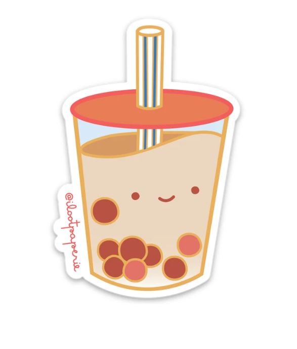 AUTOCOLLANT - BUBBLE TEA
