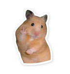 AUTOCOLLANT - HAMSTER PEACE