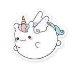 AUTOCOLLANT - LICORNE POTELÉ