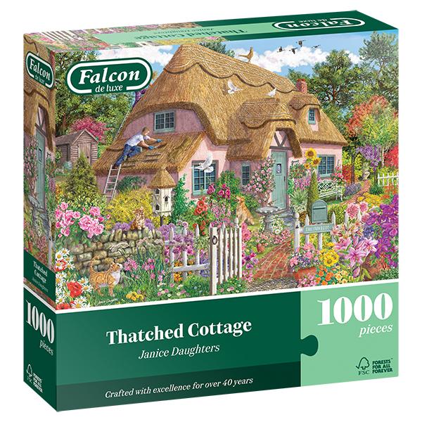 FALCON CASSE-TÊTE 1000 PIÈCES - THATCHED COTTAGE (LA CHAUMIÈRE) #71-11380