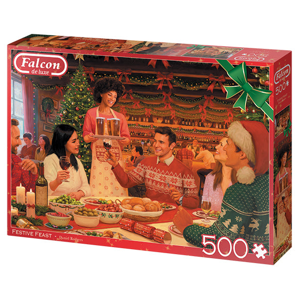 FALCON CASSE-TÊTE 500 PIÈCES - SANTA BY THE CHRISTMAS TREE (NOËL)
