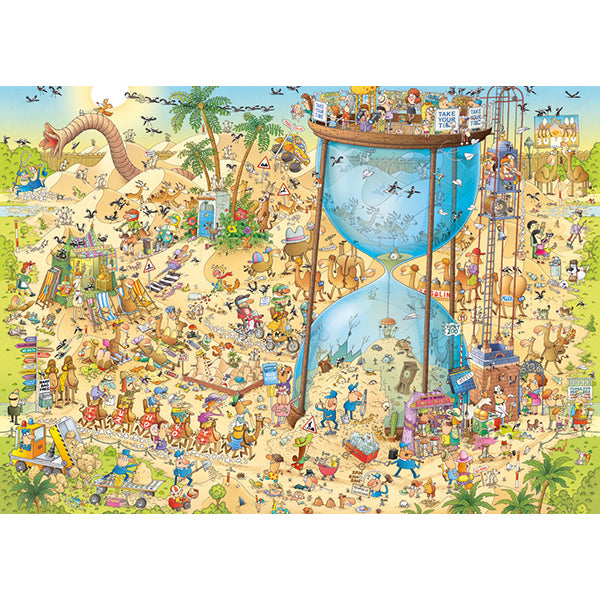 HEYE JIGSAW PUZZLE 1000 PIECES - FUNKY ZOO, DESERT HABITAT #78-30068