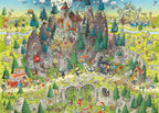 HEYE JIGSAW PUZZLE 1000 PIECES - FUNKY ZOO TRANSYLVANIAN HABITAT #78-29963
