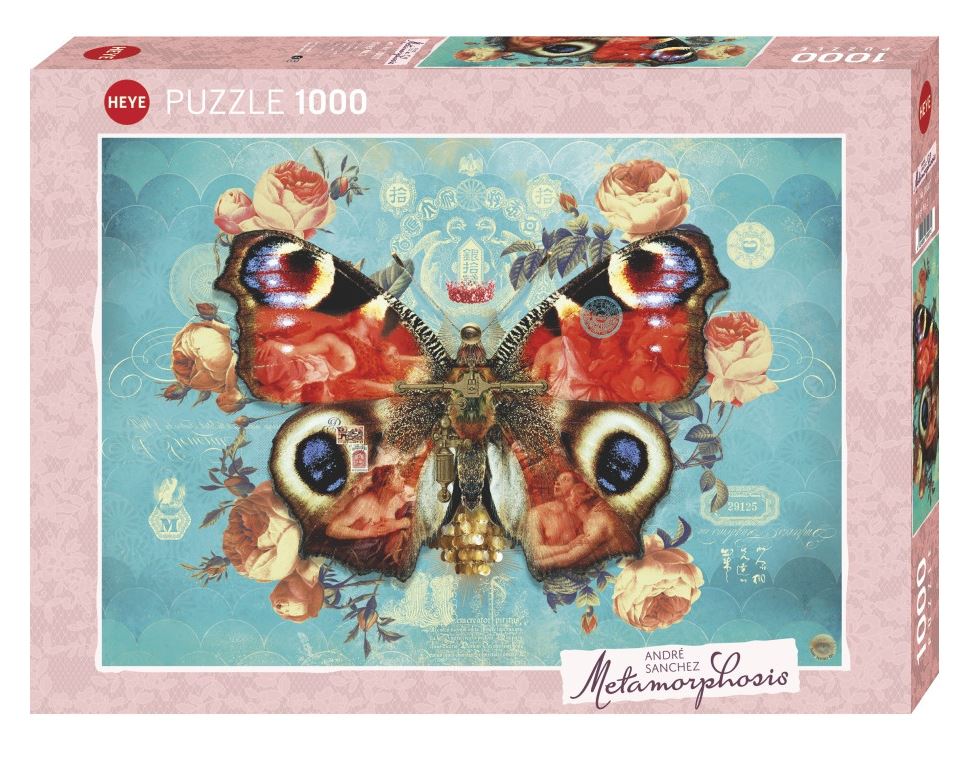 HEYE PUZZLE 1000 PIECES - THE METAMORPHOSIS OF THE BUTTERFLY NO. 3 #78-30007