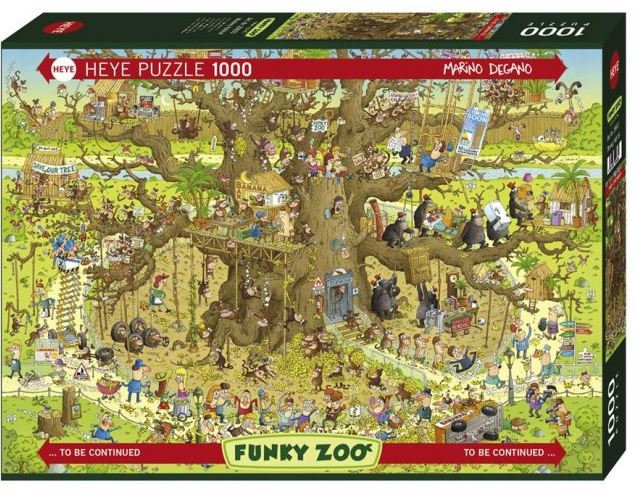 HEYE JIGSAW PUZZLE 1000 PIECES - THE MONKEY TREE #78-29833
