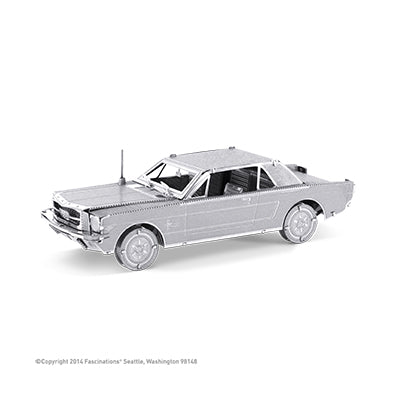METAL EARTH - 1965 FORD COUPE 2 SILVER SHEETS