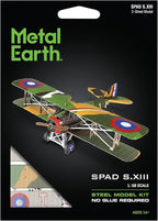 METAL EARTH - SPAD S.XIII FIGHTER PLANE 2 SHEETS