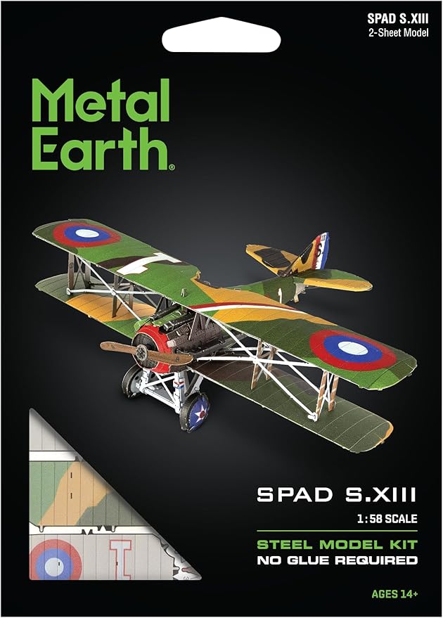 METAL EARTH - SPAD S.XIII FIGHTER PLANE 2 SHEETS