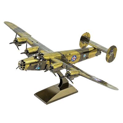 METAL EARTH - B-24 LIBERATOR, 3 FEU.