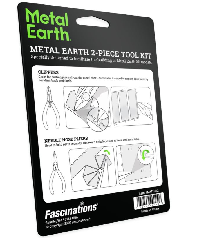 METAL EARTH - ENSEMBLE D'OUTILS (PINCES)