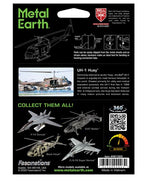 METAL EARTH - HÉLICOPTÈRE UH-1 HUEY 2 FEUILLES 2,25 FEUILLES