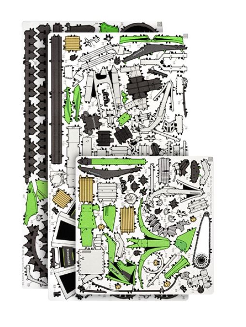 METAL EARTH PREMIUM SERIES - MOTO KAWASAKI KX450 2.5 FEUILLES