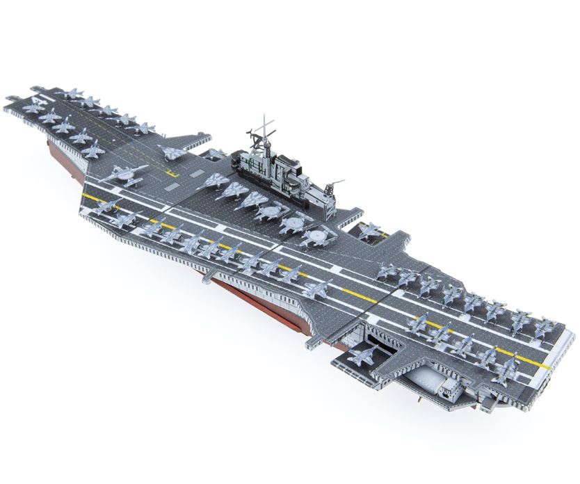 METAL EARTH PREMIUM SERIES - USS MIDWAY AIRCRAFT CARRIER 2 SHEETS
