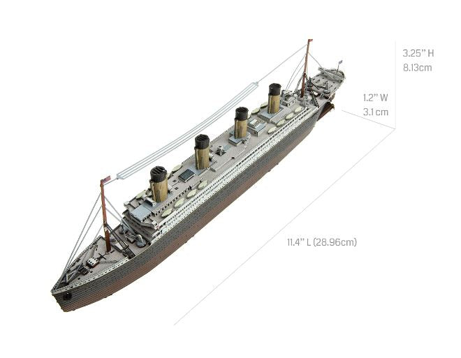 METAL EARTH PREMIUM SERIES - RMS TITANIC 3 SHEETS
