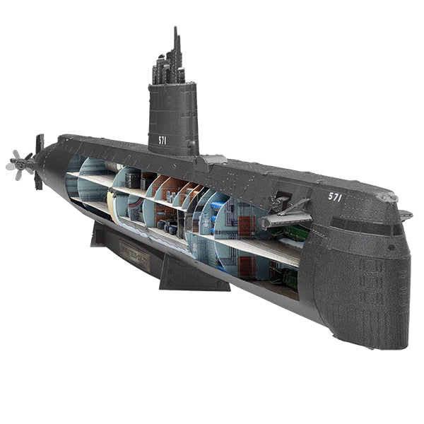 METAL EARTH PREMIUM SERIES - USS NAUTILUS 3 FEUILLES