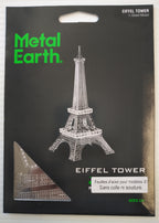 METAL EARTH - EIFFEL TOWER 1 SHEET SILVER