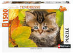NATHAN CASSE-TÊTE 1500 PIÈCES - CHATON EN AUTOMNE #76-00945