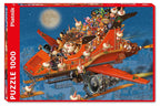 PIATNIK CASSE-TÊTE 1000 PIÈCES - AVION DE NOËL #80-05565