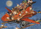 PIATNIK CASSE-TÊTE 1000 PIÈCES - AVION DE NOËL #80-05565