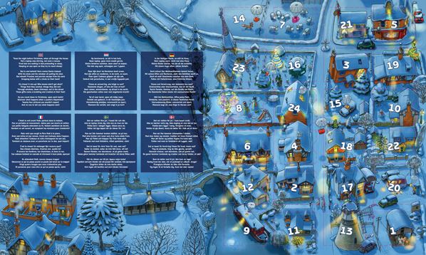 WASGIJ CALENDRIER DE L'AVENT CASSE-TÊTE 24 X 54 PIÈCES - NOËL #70-00468