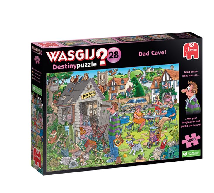 WASGIJ DESTINY NO 28 JIGSAW PUZZLE 1000 PIECES - DAD'S POTTERY SHED! #70-00335