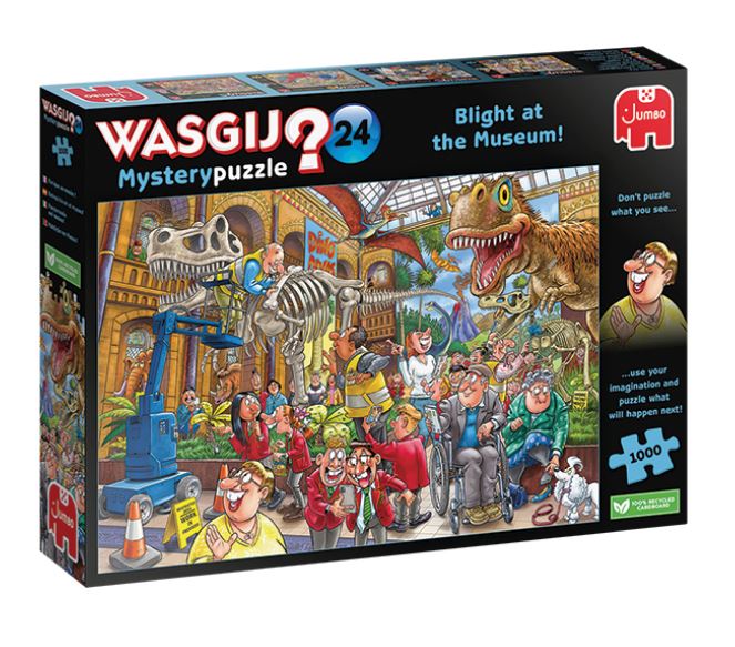 WASGIJ MYSTERY NO 24 JIGSAW PUZZLE 1000 PIECES - MUSEUM MAYHEM! #70-00014