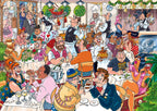 WASGIJ MYSTERY NO 26 BLEU CASSE-TÊTE 1000 PIÈCES - DATE NIGHT (SAINT-VALENTIN) #70-00592