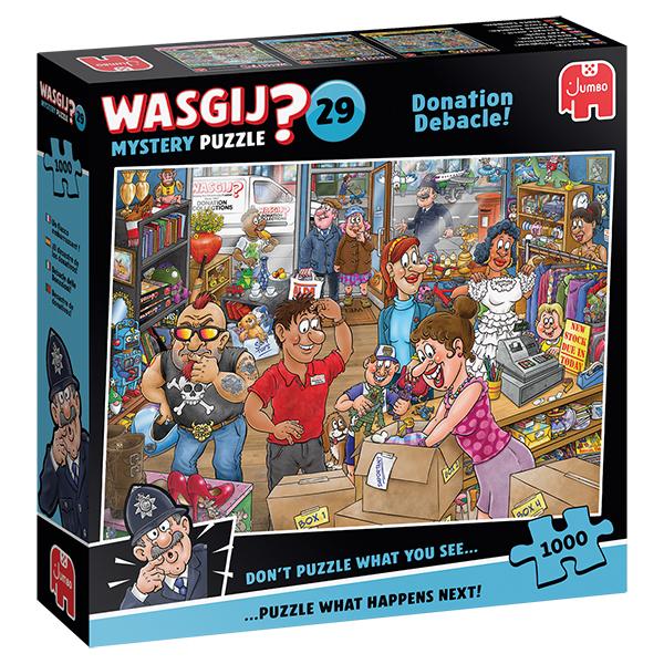 WASGIJ MYSTERY NO 29 BLUE JIGSAW 1000 PIECES - AN EMBARRASSING FIASCO! #70-00513