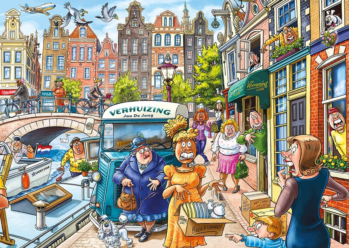 WASGIJ ORIGINAL NO 45 JIGSAW 1000 PIECES - MOVING DAY #70-00336
