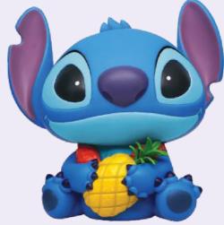 DISNEY STITCH PVC PIGGY BANK WITH PINEAPPLE