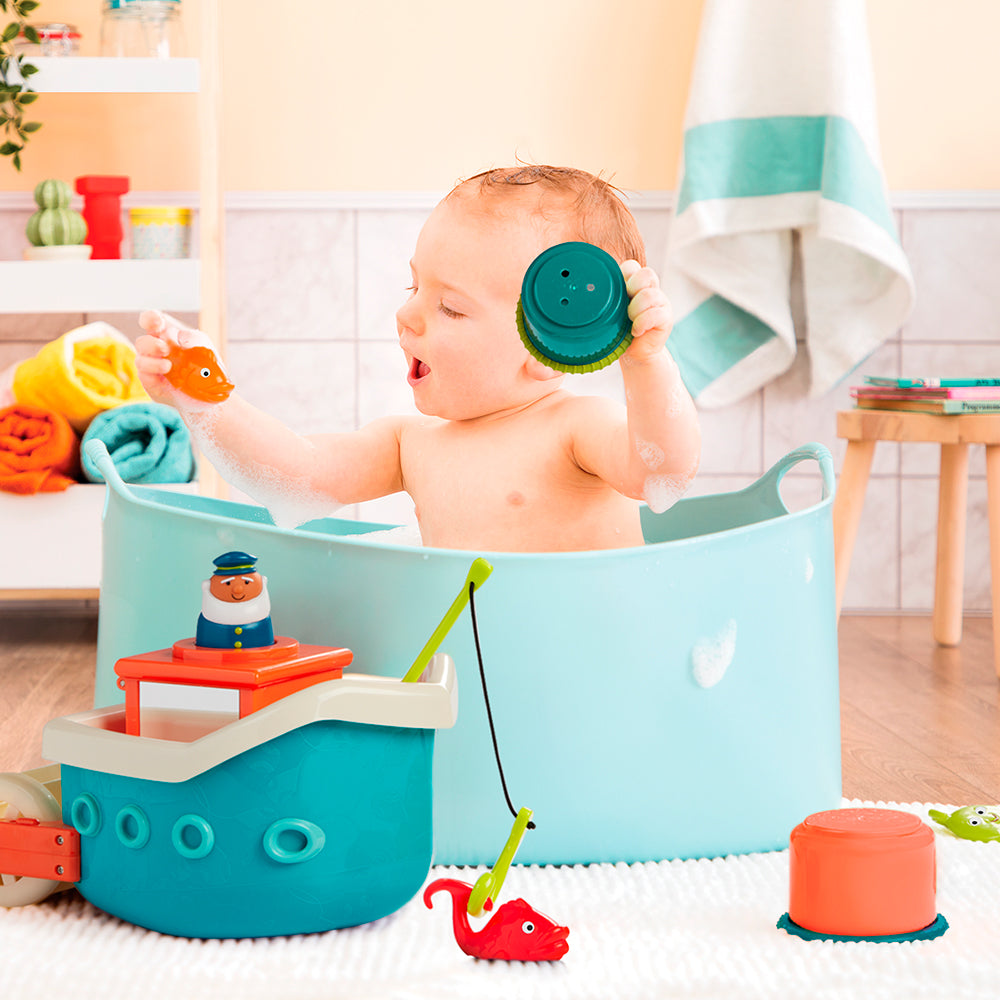 BATTAT - FISH N SPLISH FISHING BOAT (BATH TOY)