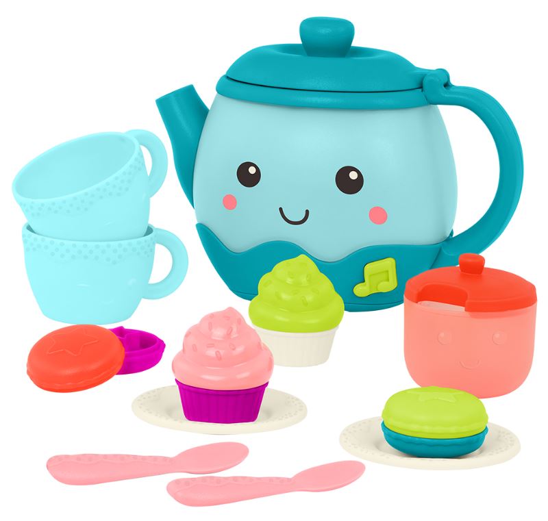 BATTAT - "MUSICAL TEA PARTY" TOY TEA SET