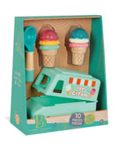 BATTAT WOODY - "SWEET SCOOPS" ICE CREAM TRUCK PLAYSET