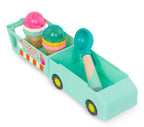 BATTAT WOODY - "SWEET SCOOPS" ICE CREAM TRUCK PLAYSET