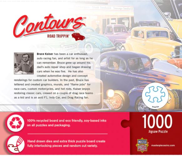 MASTERPIECES SILHOUETTE JIGSAW PUZZLE 1000 PIECES - CARS #275-71957