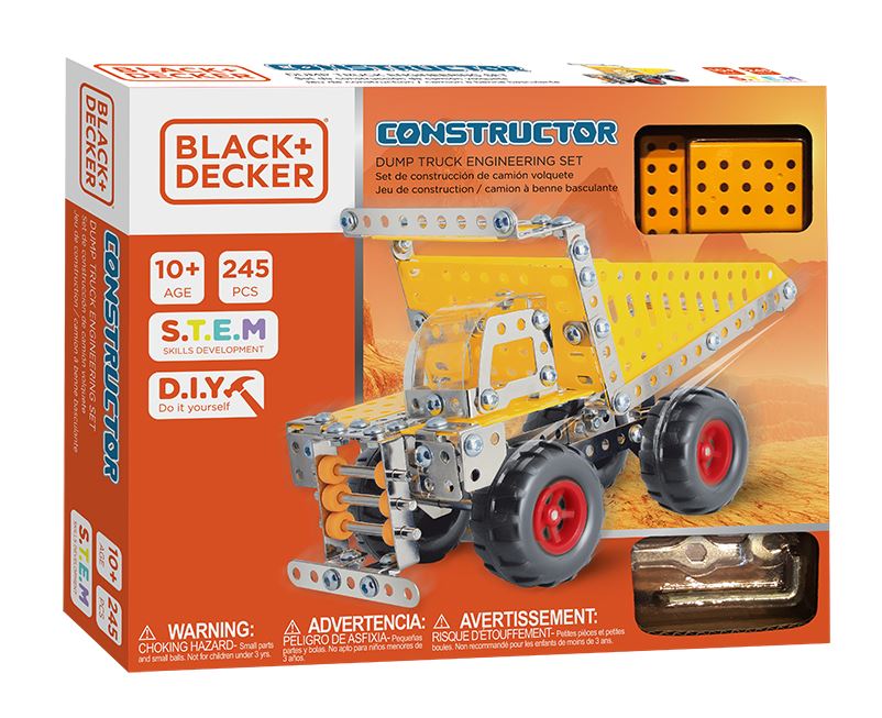 BUILDER - DUMP TRUCK - 245 PIECES (MECCANO)