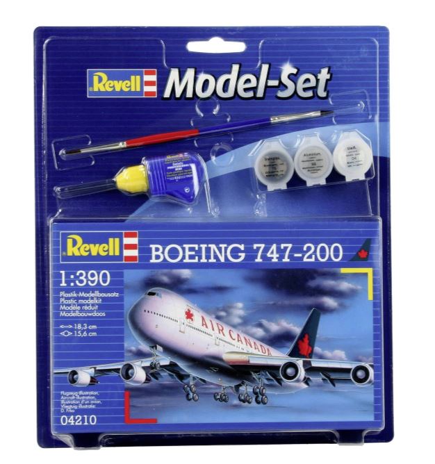 MODÈLE À COLLER - REWELL AVION BOEING 747-200 AIR CANADA 1/39 NIVEAU 3