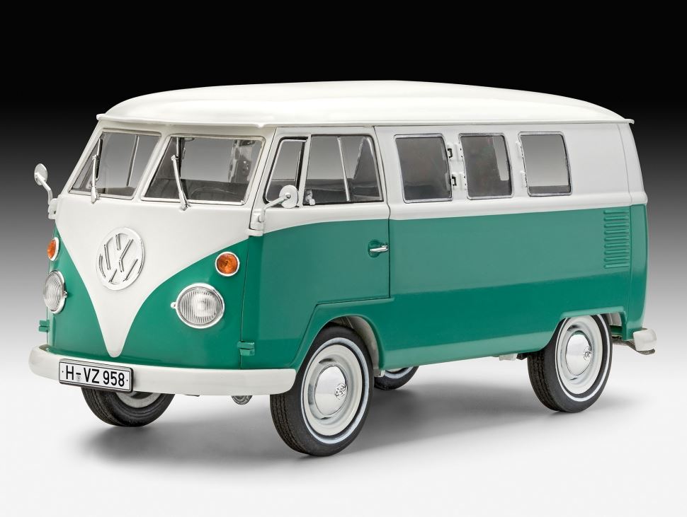 GLUE-TOGETHER MODEL - VW T1 BUS 1:24 LEVEL #5 (WESTFALIA)