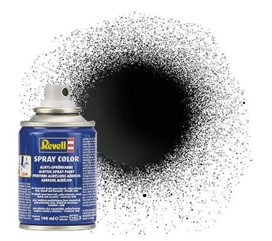 GLOSS BLACK SPRAY PAINT 100 ML