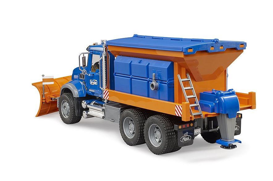 BRUDER - MACK GRANITE SERVICE D'HIVER AVEC CHASSE-NEIGE #02816