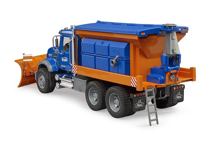 BRUDER - MACK GRANITE SERVICE D'HIVER AVEC CHASSE-NEIGE #02816